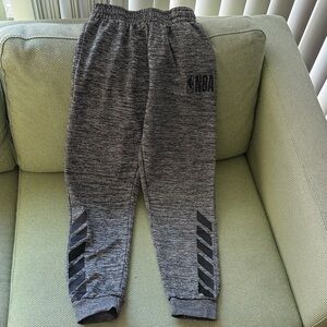 NBA Kids Charcoal Joggers with Black Accents